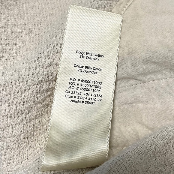 Aritzia Wilfred Lenglen Open Front Lightweight Textured Cotton Jacket - Picture 10 of 12